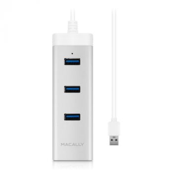 3 port USB 3.0 hub & Gb Ethernet adptr - Al